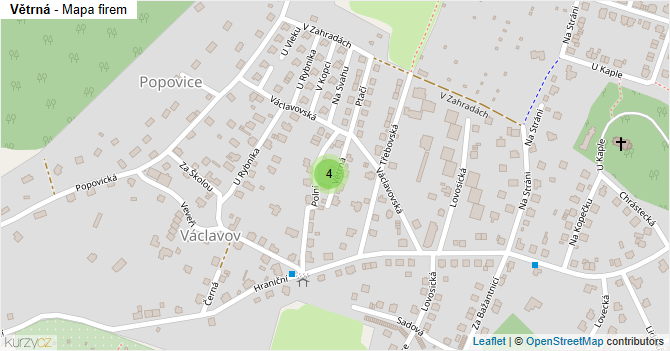Větrná - mapa firem