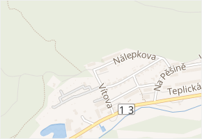 Vítova v obci Děčín - mapa ulice