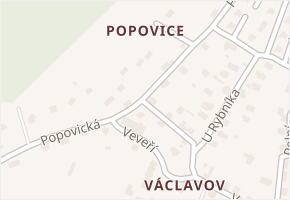 Za Školou v obci Děčín - mapa ulice