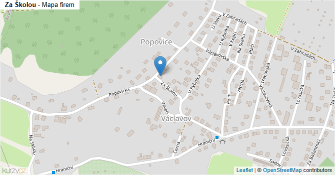 Za Školou - mapa firem