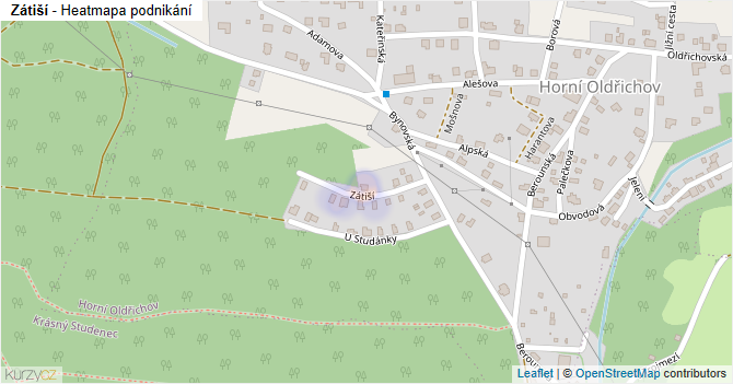 Zátiší - mapa podnikání