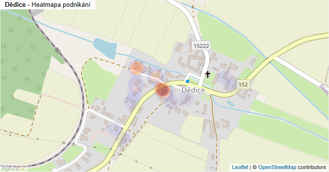 Dědice - mapa podnikání