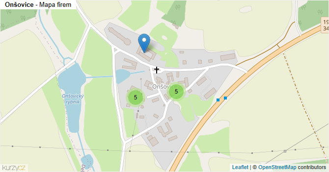 Onšovice - mapa firem