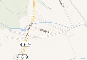 Nová v obci Děhylov - mapa ulice