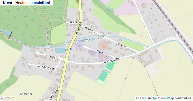 Nová - mapa podnikání