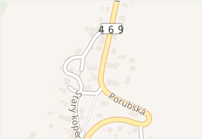 Porubská v obci Děhylov - mapa ulice