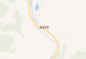 Nivy v obci Děpoltovice - mapa části obce