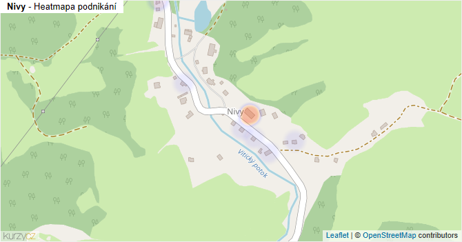 Nivy - mapa podnikání