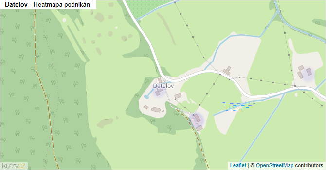 Datelov - mapa podnikání