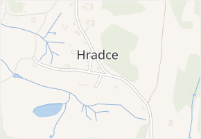 Samota v obci Deštná - mapa ulice