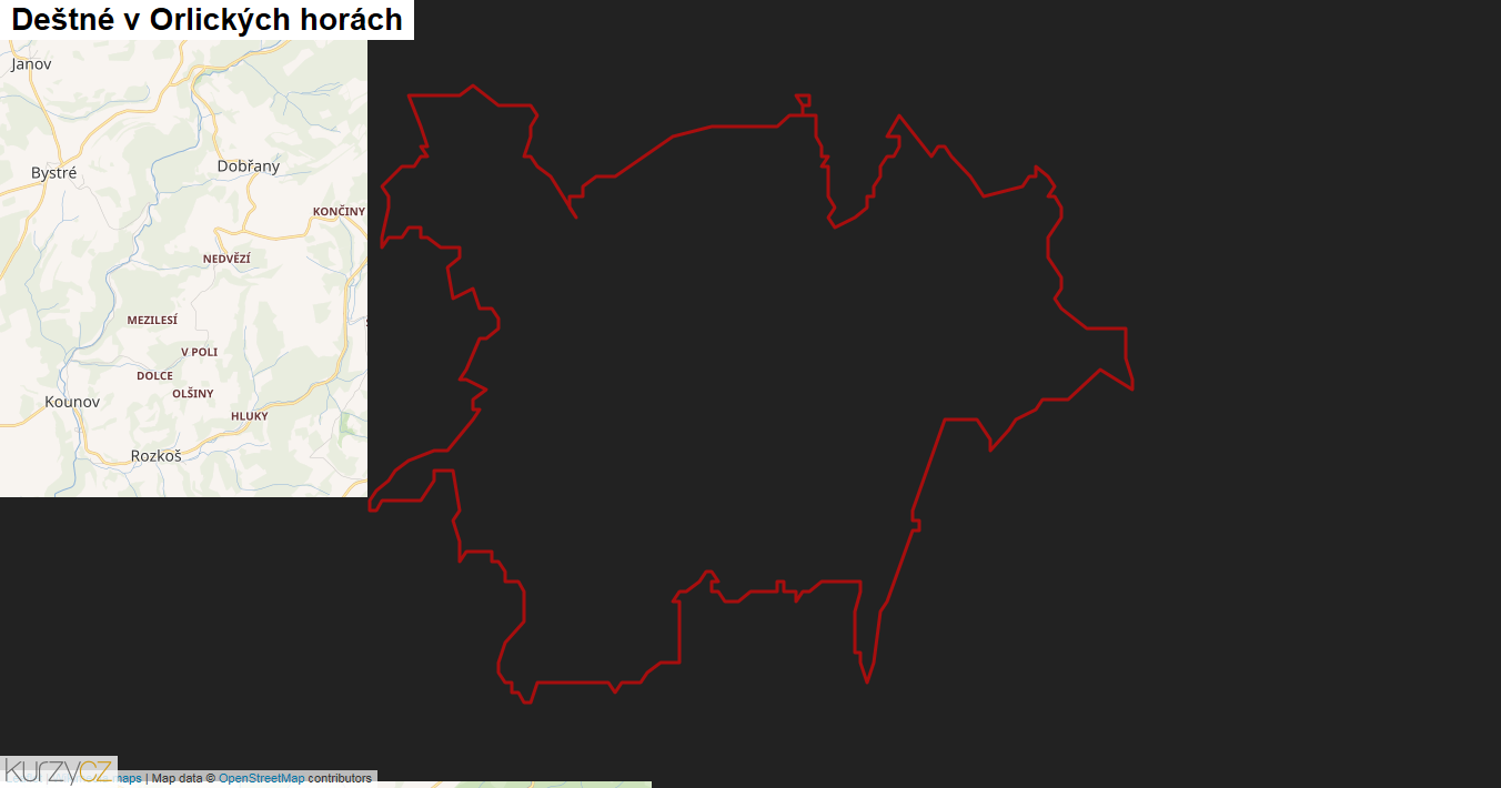 Deštné v Orlických horách - Doprava