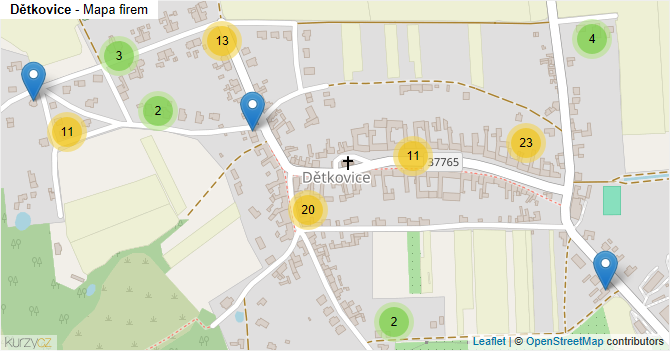 Dětkovice - mapa firem
