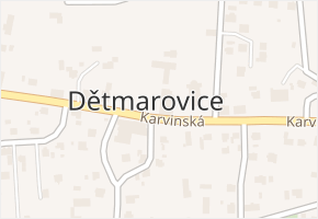 Dětmarovice v obci Dětmarovice - mapa části obce