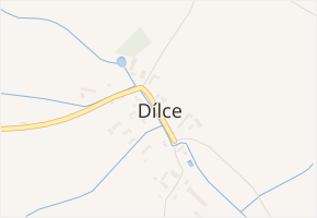 Dílce v obci Dílce - mapa části obce