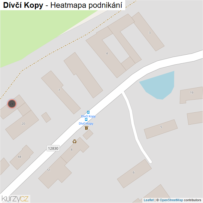 Mapa Dívčí Kopy - Firmy v obci.