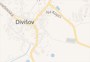 Na Potoce v obci Divišov - mapa ulice