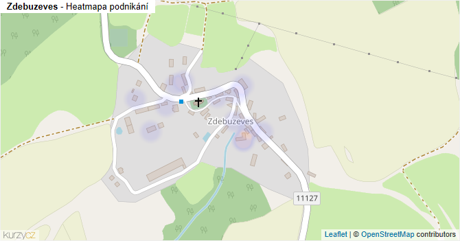 Zdebuzeves - mapa podnikání