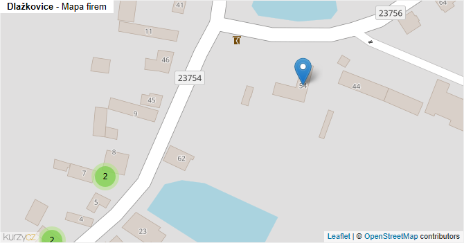 Dlažkovice - mapa firem