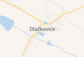 Dlažkovice v obci Dlažkovice - mapa části obce