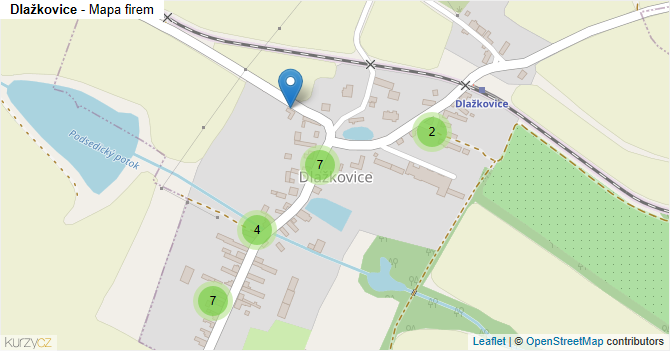 Dlažkovice - mapa firem