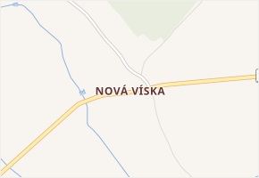 Nová Víska v obci Dlažov - mapa části obce
