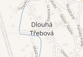 Dlouhá Třebová v obci Dlouhá Třebová - mapa části obce