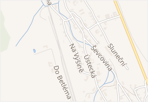 Na Výšině v obci Dlouhá Třebová - mapa ulice
