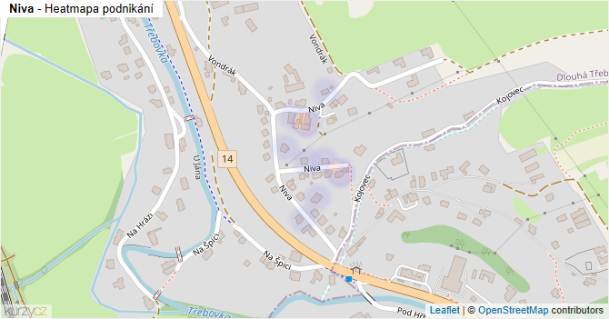 Niva - mapa podnikání