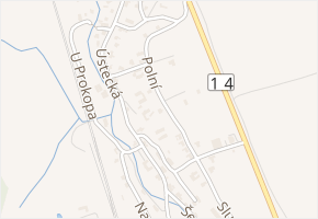Polní v obci Dlouhá Třebová - mapa ulice