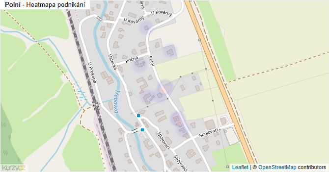 Polní - mapa podnikání