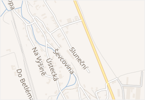 Sluneční v obci Dlouhá Třebová - mapa ulice