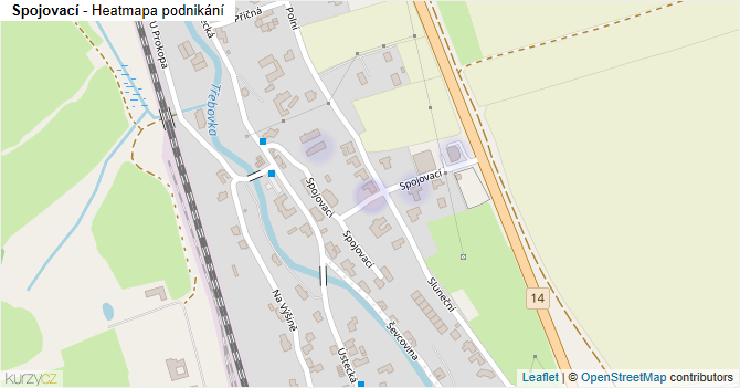 Spojovací - mapa podnikání