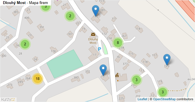 Dlouhý Most - mapa firem