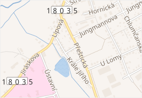 Smetanova v obci Dobřany - mapa ulice