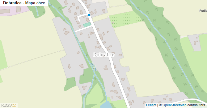Dobratice - mapa obce