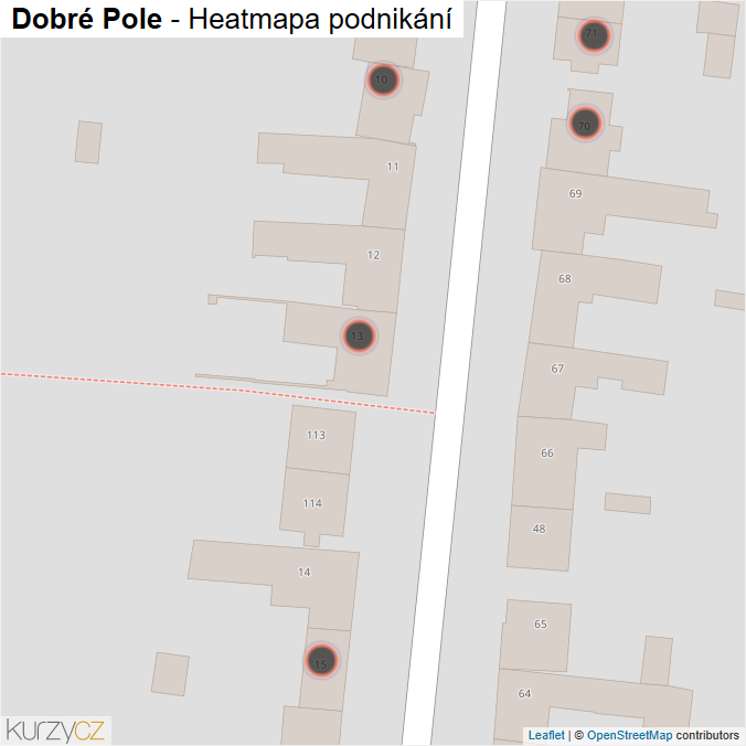 Mapa Dobré Pole - Firmy v obci.