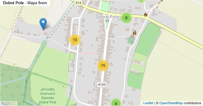 Dobré Pole - mapa firem