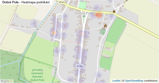 Dobré Pole - mapa podnikání