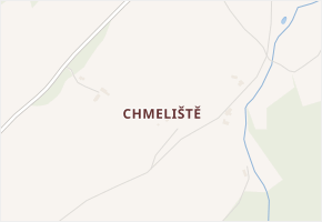 Chmeliště v obci Dobré - mapa části obce
