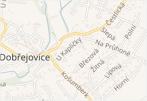 U Kapličky v obci Dobřejovice - mapa ulice