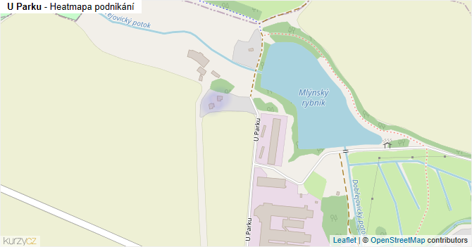 U Parku - mapa podnikání