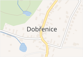 Dobřenice v obci Dobřenice - mapa části obce