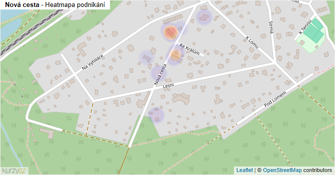 Nová cesta - mapa podnikání
