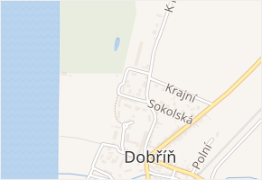 Pod Javorem v obci Dobříň - mapa ulice