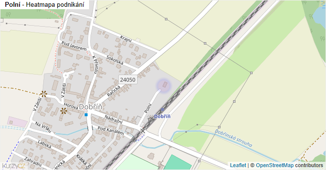 Polní - mapa podnikání