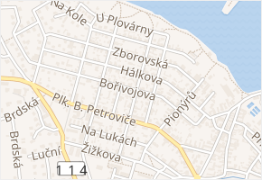 Havlíčkova v obci Dobříš - mapa ulice