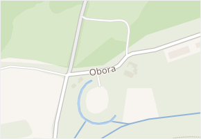 Obora v obci Dobříš - mapa ulice