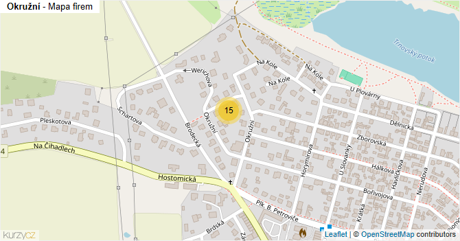 Okružní - mapa firem