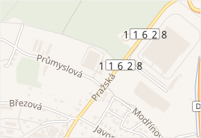 Průmyslová v obci Dobříš - mapa ulice