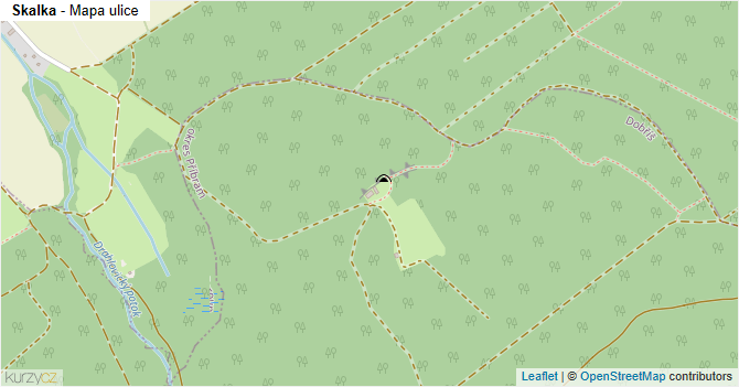 Skalka - mapa ulice